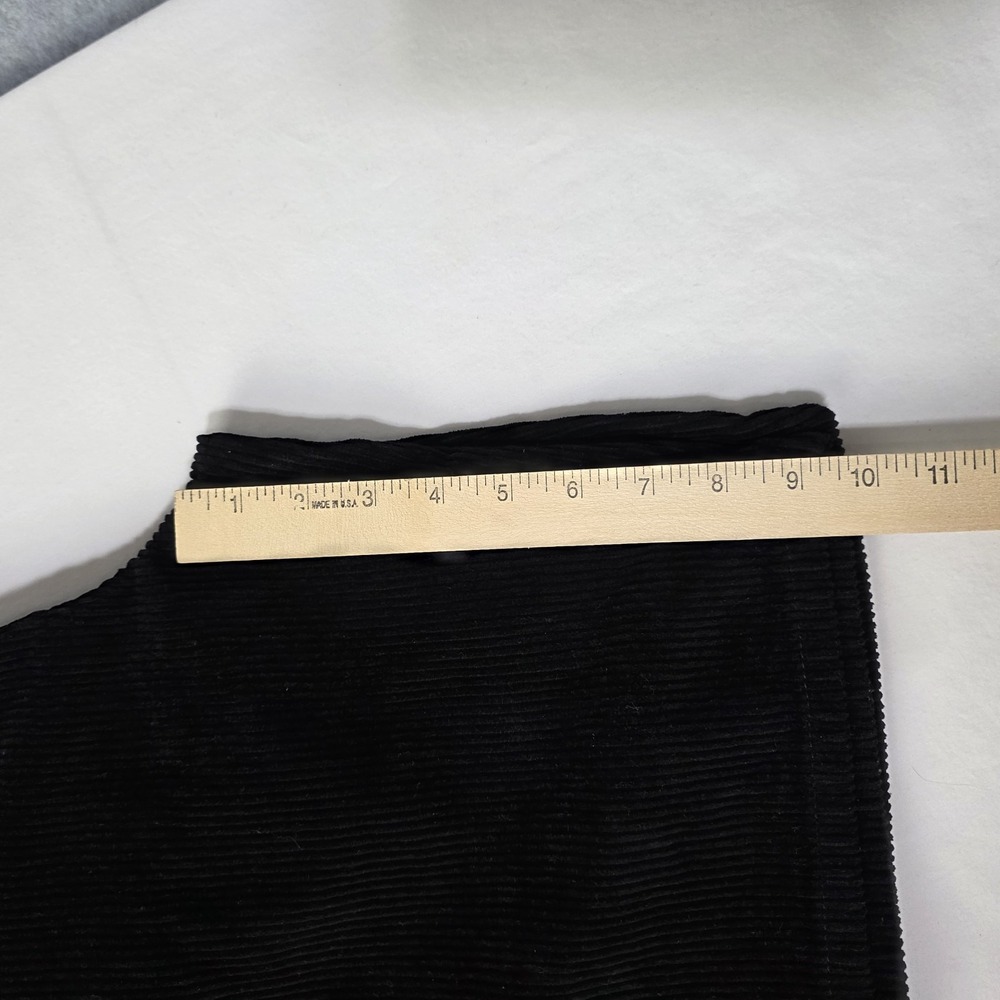 Empyre Relax Corduroy Shorts Men's 28 Black Loose Baggy Skater Trendy Y2K - Picture 7 of 8